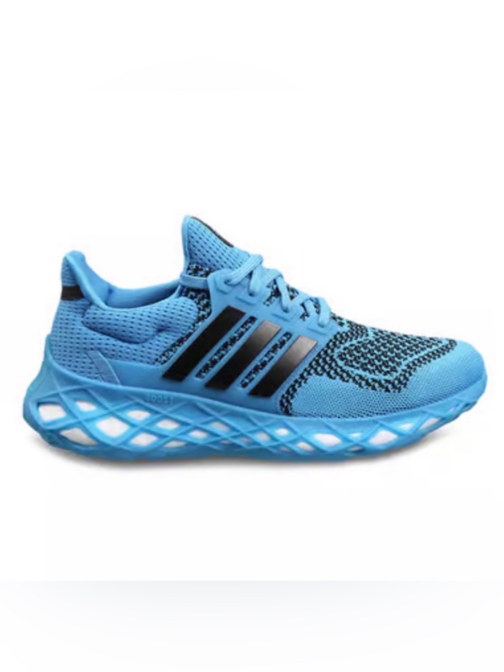 12 Men's Adidas Ultraboost Web DNA Running Shoes Blue‎ Black
